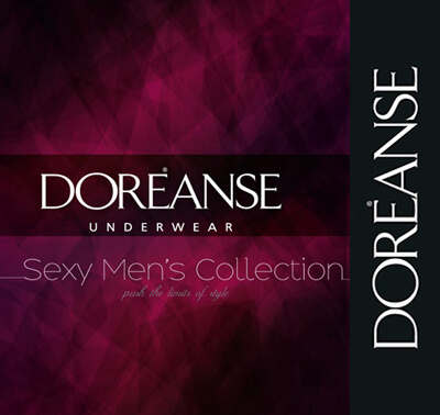 Slipy pánske DOREANSE 1008 jockstrap L fialová