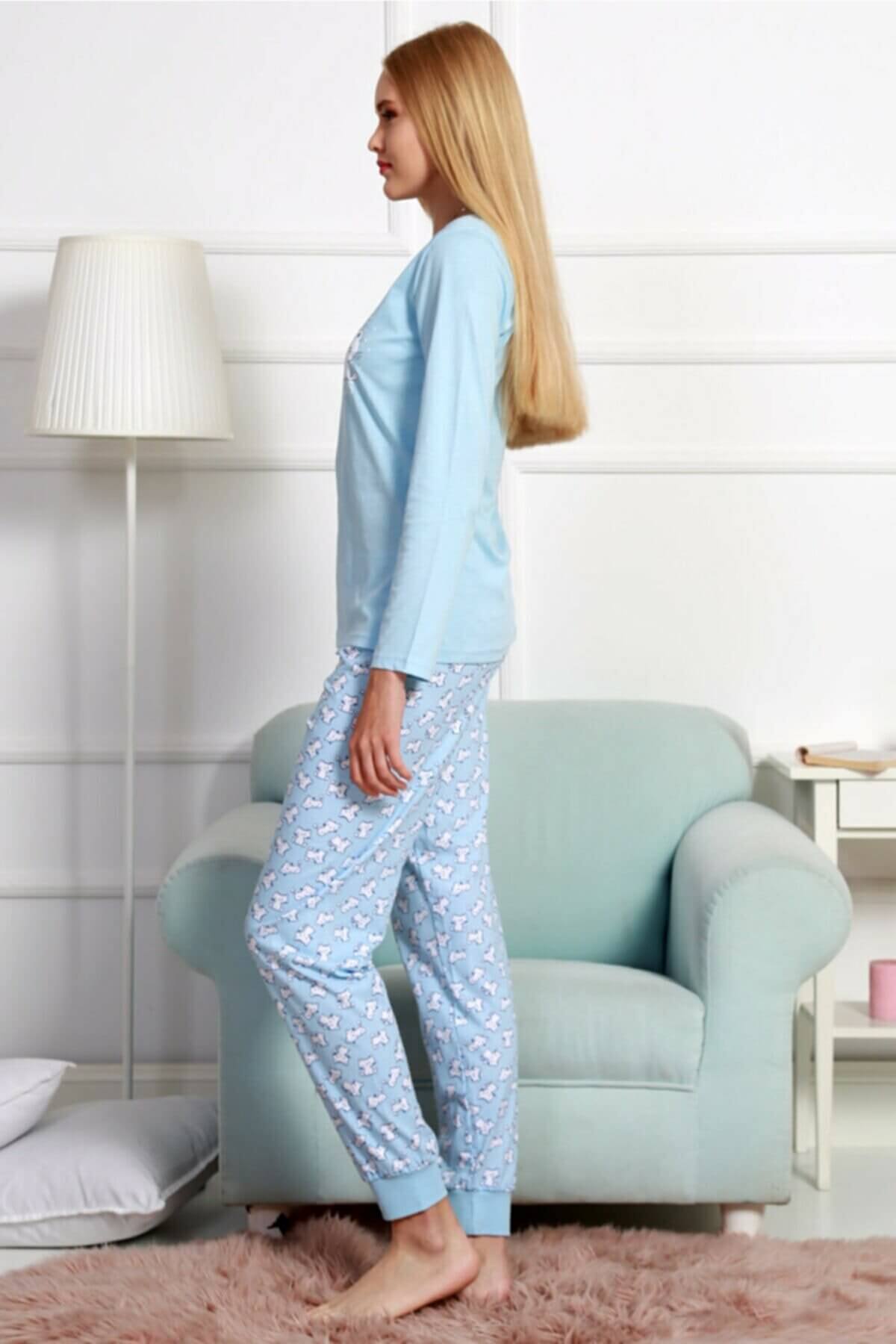 Pyžamo dámske Vienetta 9031623042 dlhé SweetDreams