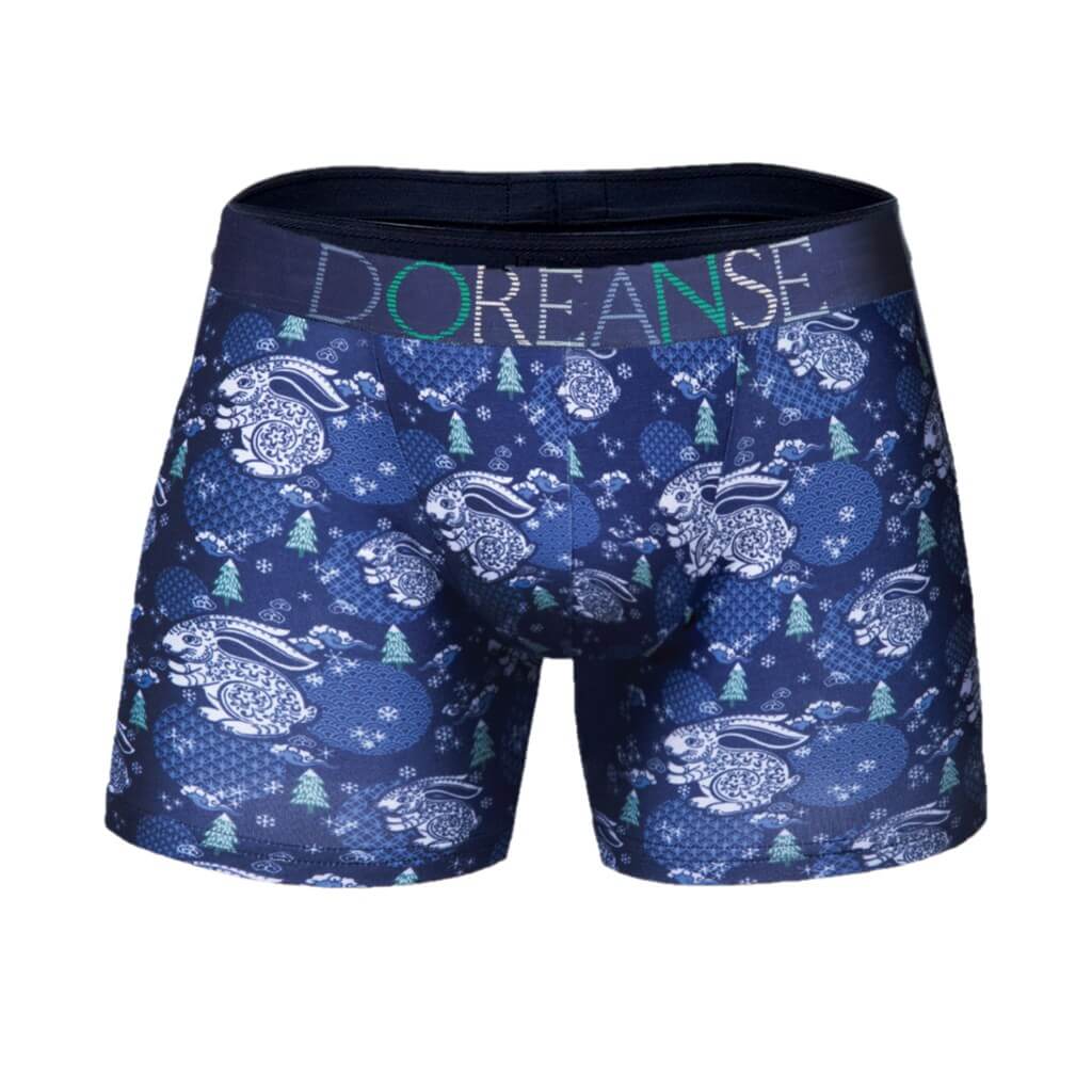 Boxerky pánske DOREANSE 1732 Rabbit XL modrá