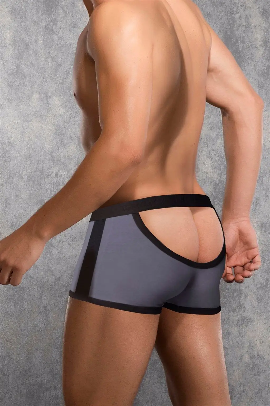 Boxerky pánske DOREANSE 1563 jockstrap S tmavá šedá