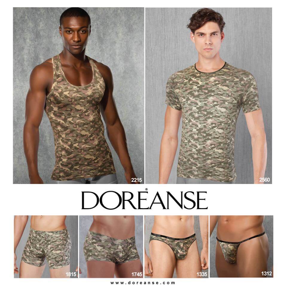 Tielko pánske DOREANSE 2215 army