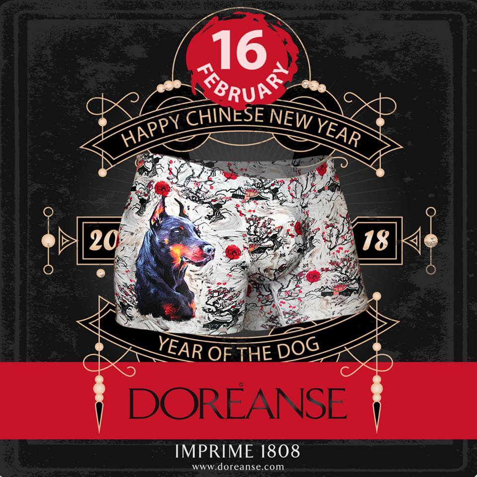 Boxerky pánske DOREANSE 1808 Dog