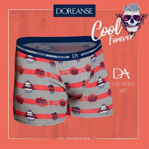 Boxerky pánske DOREANSE 1837 lebka