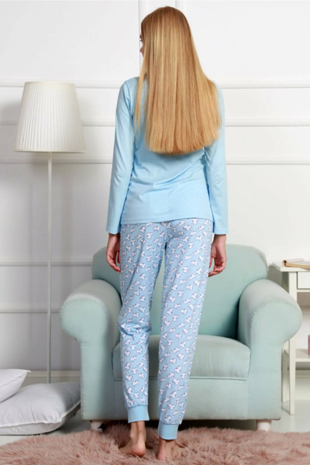 Pyžamo dámske Vienetta 9031623042 dlhé SweetDreams