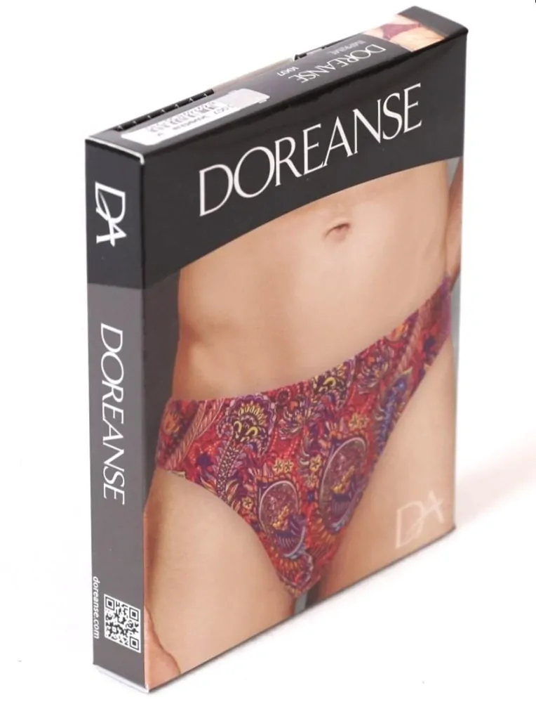 Slipy pánske DOREANSE 1007 tango Shahmeran XXL červená