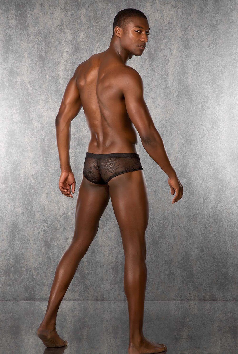 Slipy pánske DOREANSE 1566 čipkované L čierna