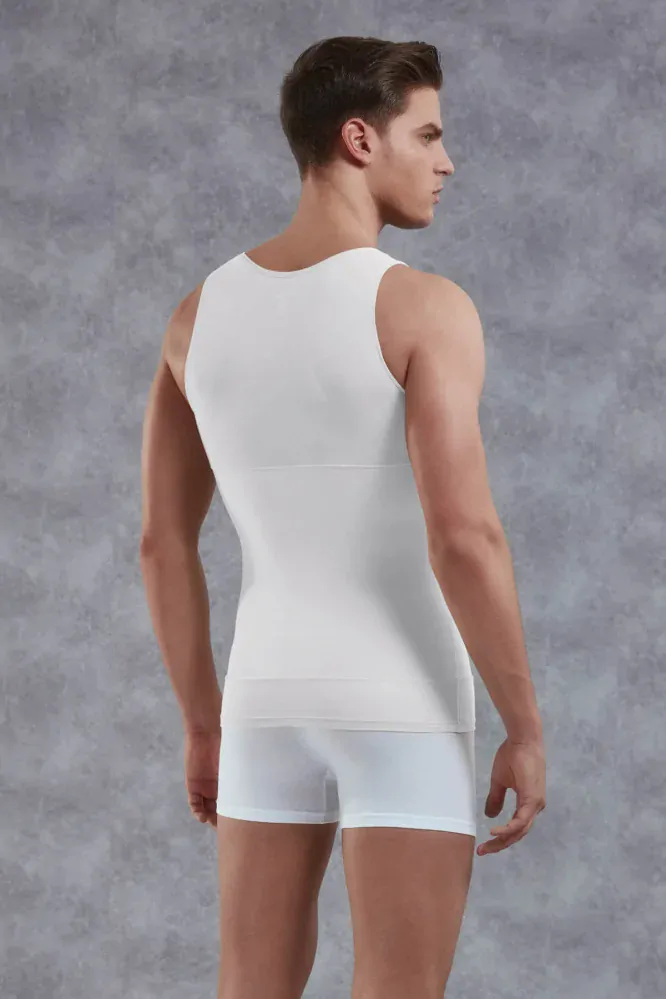 Tielko pánske DOREANSE 5950 sťahovacie L biela, 85% bavlna