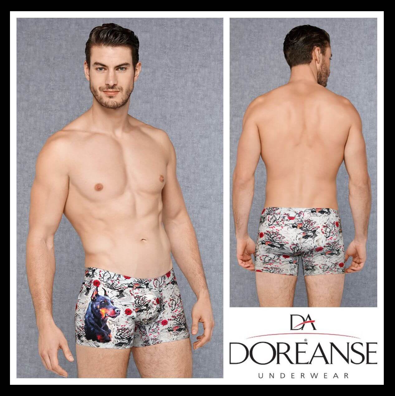 Boxerky pánske DOREANSE 1808 Dog